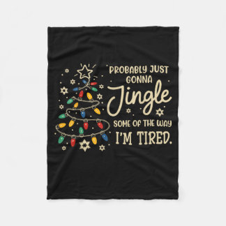 Probably Just Going To Jingle Some Of The Way For Fleece Blanket