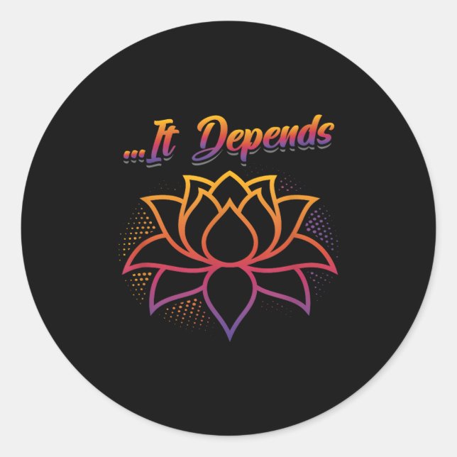 Probably Just Gonna Jingle Some Of The Way I'm Tir Classic Round Sticker (Front)