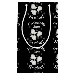 Probably Just Socks Small Gift Bag
