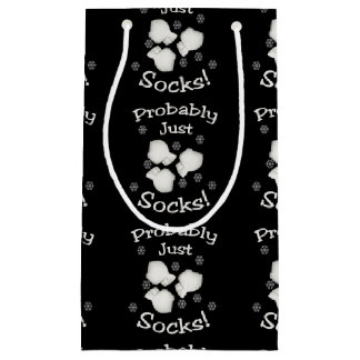 Probably Just Socks Small Gift Bag