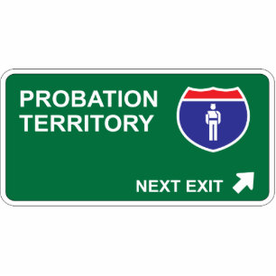 Probation Next Exit Photo Sculpture Decoration