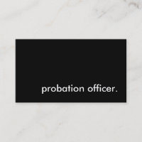 probation officer.