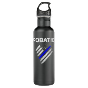 Probation Officer Parole Law Enforcement Flag Unif 710 Ml Water Bottle
