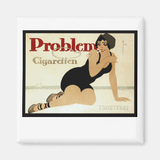 Problem Cigarette Ad Magnet