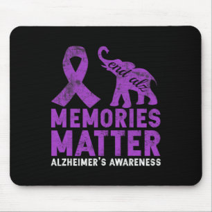 Problem Heimer - Purple Elephant Mouse Mat