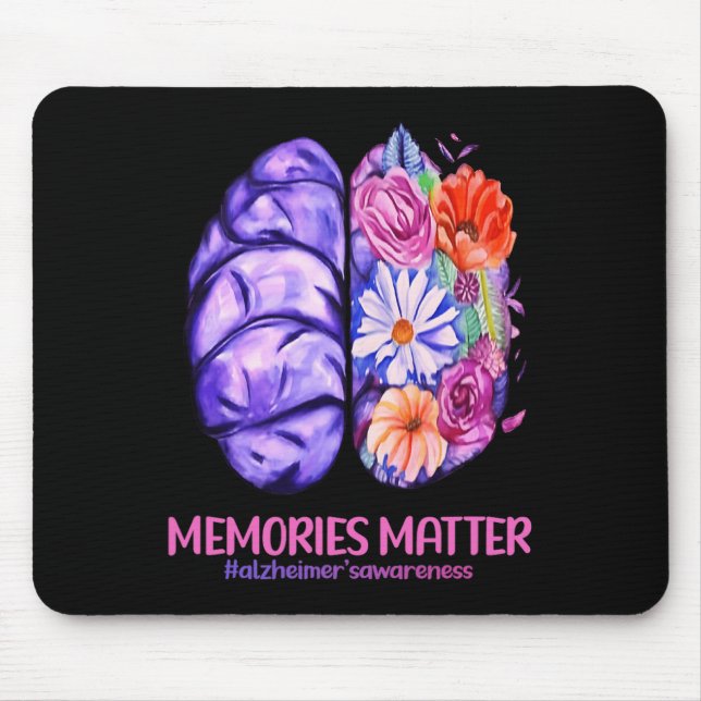 Problem Heimer Purple Heimer's Awareness 1  Mouse Mat (Front)