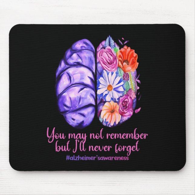 Problem Heimer Purple Heimer's Awareness  Mouse Mat (Front)