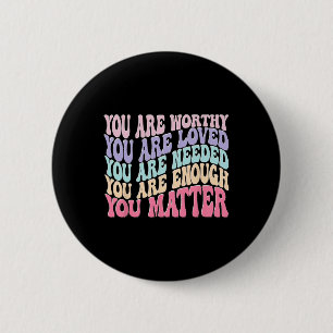 Problem Kindness Be Kind Groovy Mental Health Awar 6 Cm Round Badge