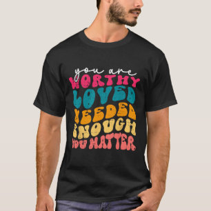 Problem Kindness Be Kind Groovy Mental Health Awar T-Shirt