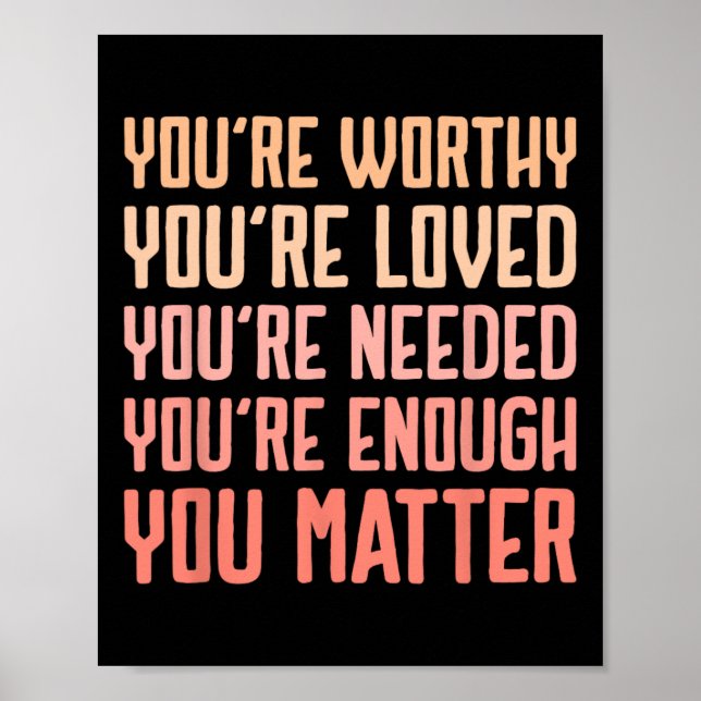 Problem Kindness Fight The Stigma Mental Health Aw Poster (Front)