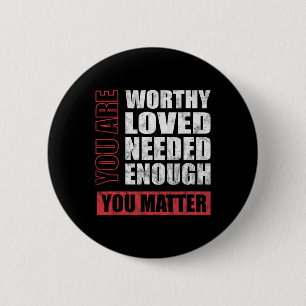 Problem Mental Health Awareness 6 Cm Round Badge