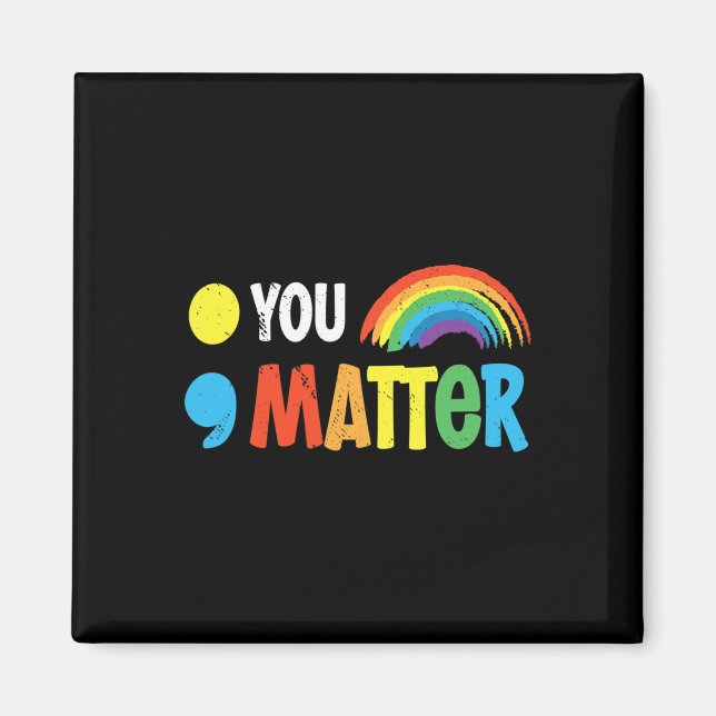Problem Semicolon Mental Health Warrior Solidarity Magnet (Front)