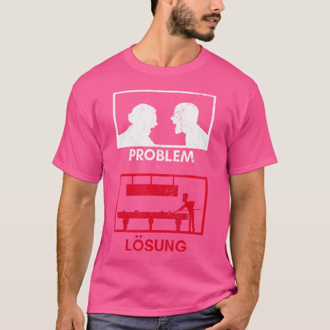 Problem Solution Billiard Player Billiard Ball T-Shirt (Front)
