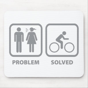 Problem Solved Cycling Mouse Mat