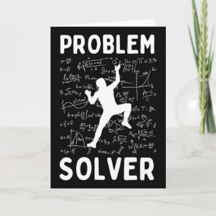 Problem Solver Bouldering, Rock Climbing, Outdoor Card