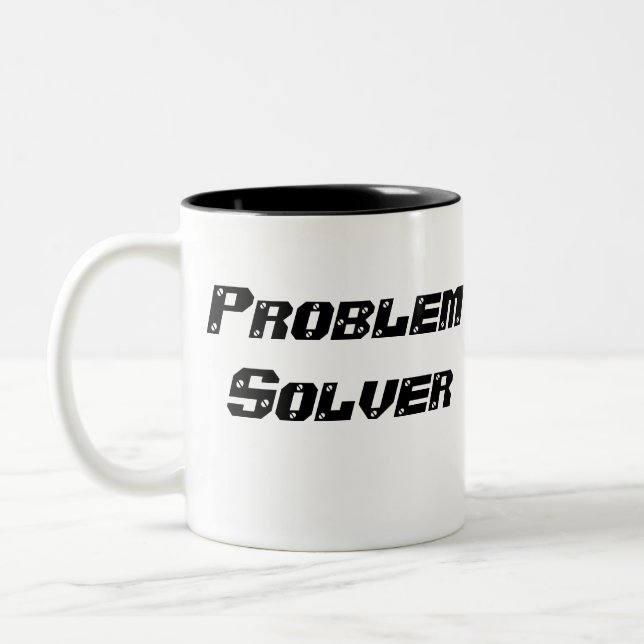 problem solver coffee mug (Left)