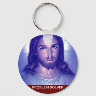Problem Solver. Customised Religious Keychain. Key Ring
