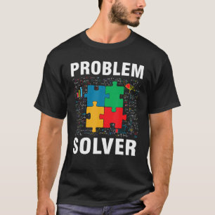   Problem Solver Jigsaw Puzzles Math   T-Shirt