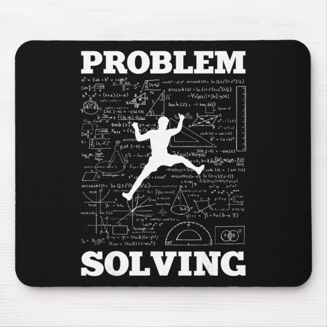 Problem Solving Climber Rock Climbing Bouldering P Mouse Mat (Front)