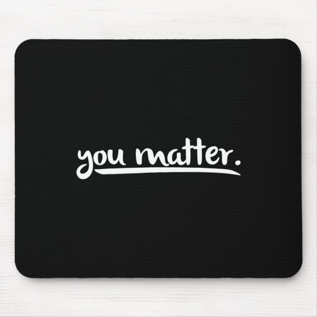 Problem' Suicide Prevention Awareness  Mouse Mat (Front)