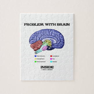 Problem With Brain Inside (Brain Anatomy) Jigsaw Puzzle