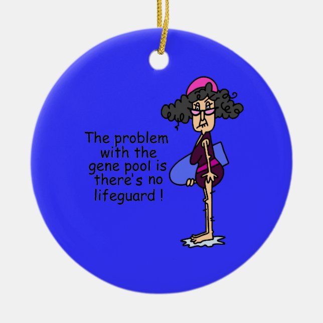 Problem With the Gene Pool Ceramic Tree Decoration (Front)