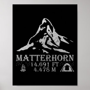 Problemhorn Mountain Alps Outdoor Climbing Hiking Poster