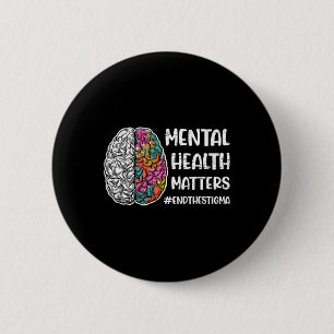 Problems Mental Mental 6 Cm Round Badge