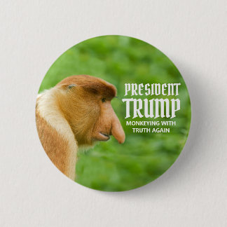 Proboscos Trump 6 Cm Round Badge