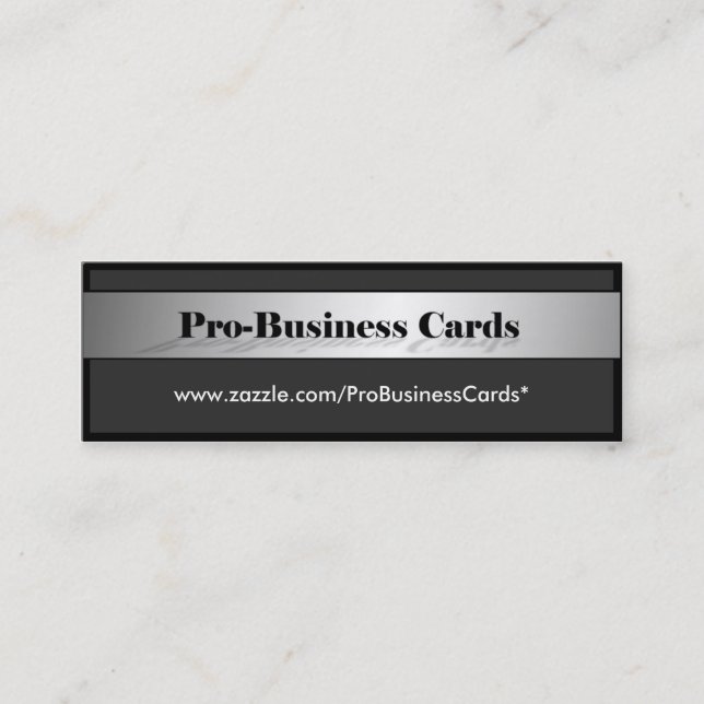 ProBusinessCards Skinny Profile Card (Front)
