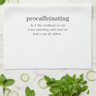 Procaffeinating Tea Towel