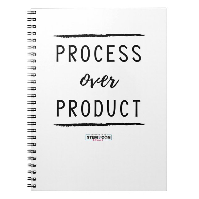 Process Over Product Notebook (Front)