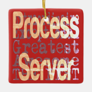 Process Server Extraordinaire Ceramic Ornament