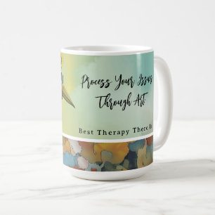 Process Your Trauma Through Art Mug. Coffee Mug