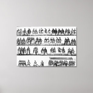 Procession at the Christening of Prince Arthur Canvas Print