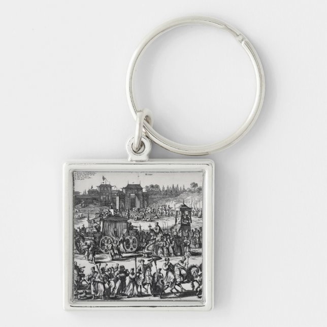 Procession from the gates of Macau Key Ring (Front)