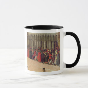 Procession in St. Mark's Square, detail of musicia Mug