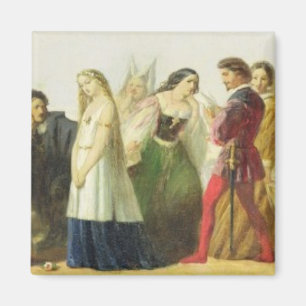 Procession of characters from Shakespeare (oil on Magnet