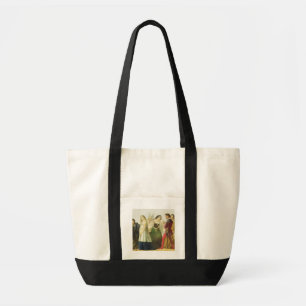 Procession of characters from Shakespeare (oil on Tote Bag
