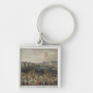Procession of Louis XIV  Across the Pont-Neuf Key Ring