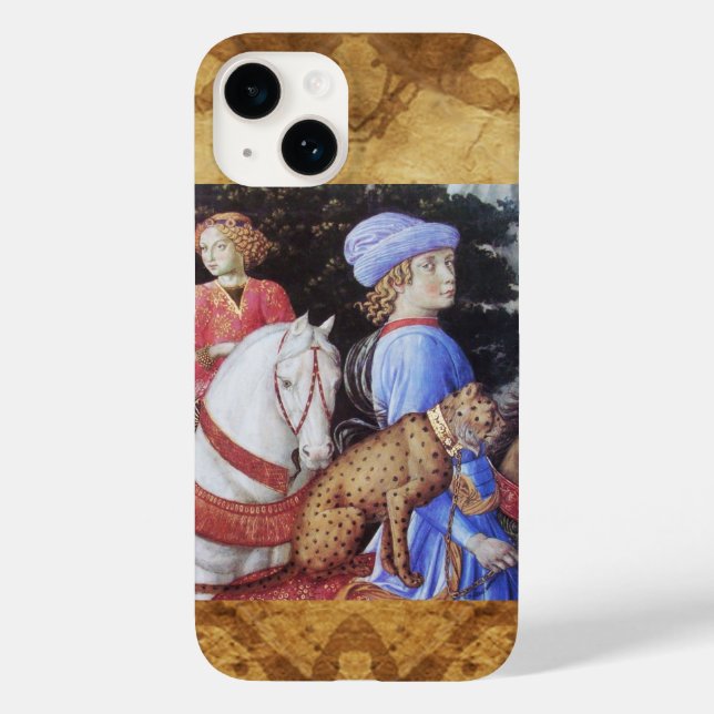 Procession of Magus Melchior,Horse Riders,Wild Cat Case-Mate iPhone Case (Back)