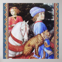 Procession of Magus Melchior,Horse Riders,Wild Cat