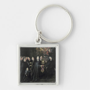 Procession of St. Clare with the Eucharist Key Ring