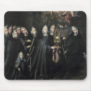 Procession of St. Clare with the Eucharist Mouse Mat