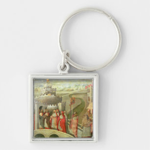 Procession of St. Gregory to the Castel St. Angelo Key Ring