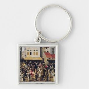 Procession of the Holy League in 1590 Key Ring