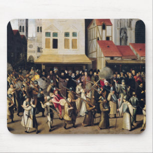 Procession of the Holy League in 1590 Mouse Mat