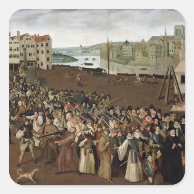 Procession of the Holy League Square Sticker (Front)