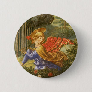 Procession of the Magi Angel by Benozzo Gozzoli 6 Cm Round Badge