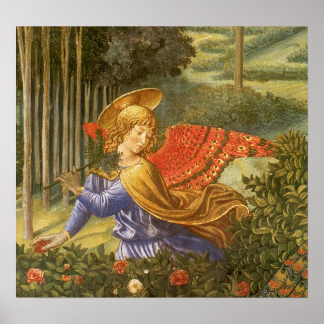 Procession of the Magi Angel by Benozzo Gozzoli Poster (Front)